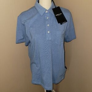 Kenneth Cole Light Blue Polo Shirt for Men